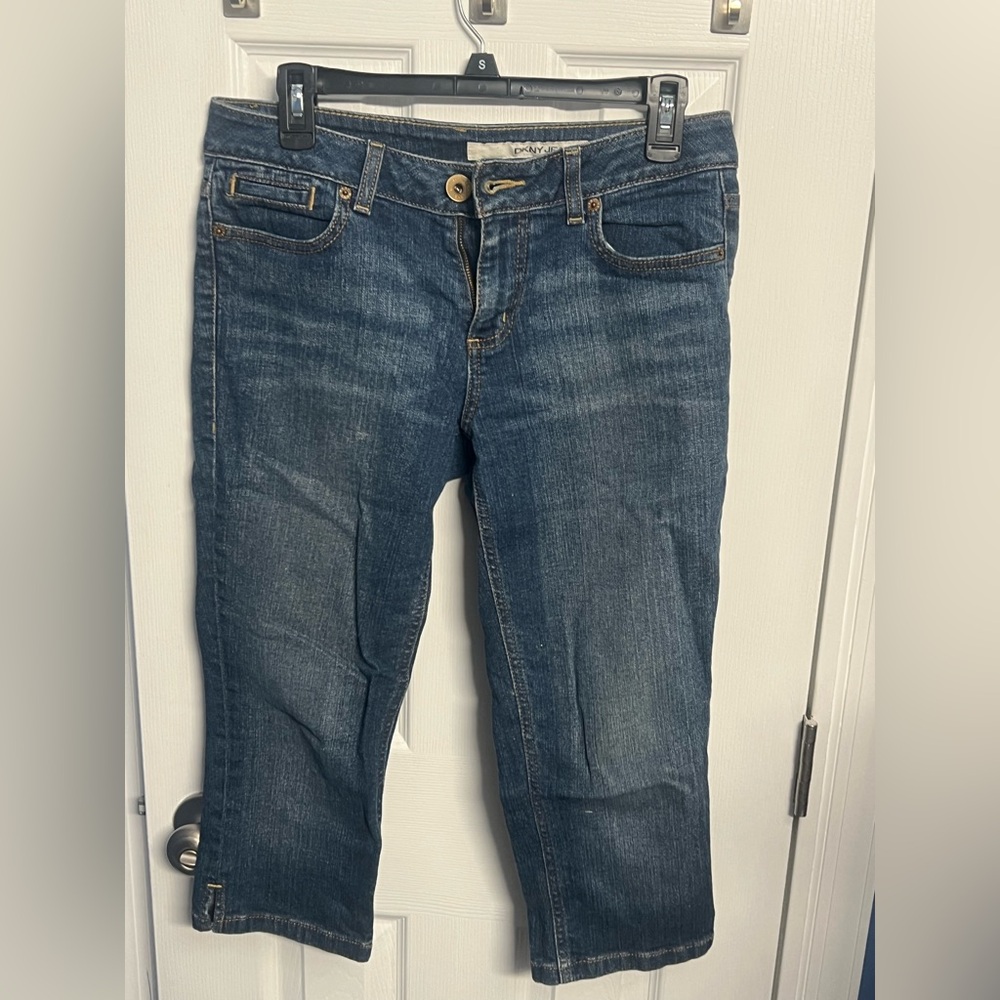 DKNY Women's Classic Blue Capri Jeans